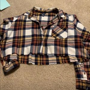 Cropped flannel
